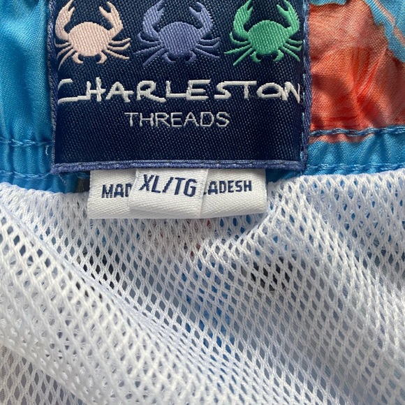 Men’s Flamingo Swim Trunks XL~Charleston Threads - Picture 6 of 7